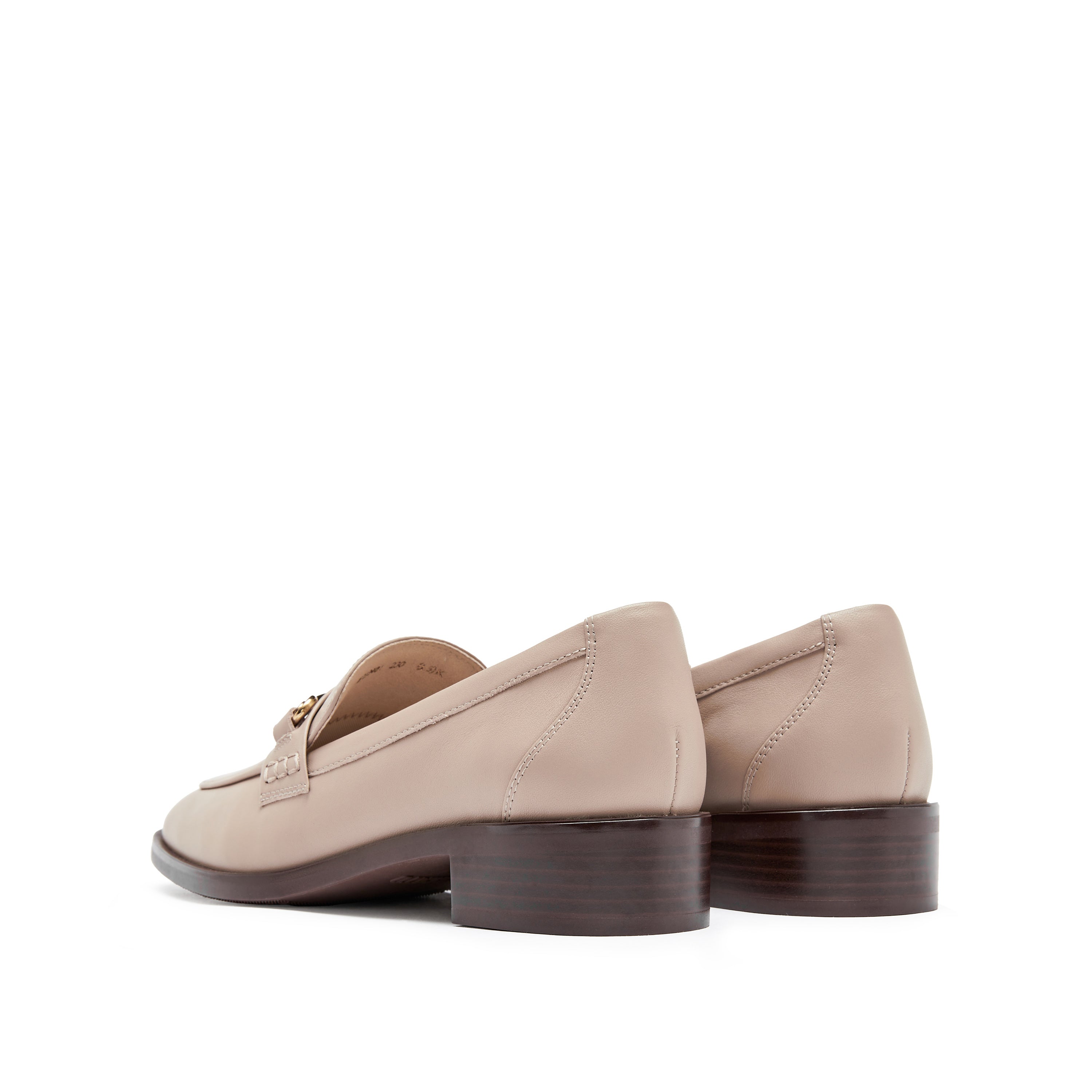Taupe Classic Horsebit Loafers