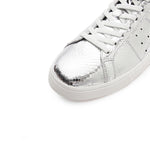 Load image into Gallery viewer, Silver Bettles Leather Lace Up Runner
