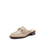 Load image into Gallery viewer, Taupe Classic Horsebit Loafer Mules
