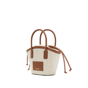Camel Weave Basket bags