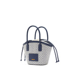Load image into Gallery viewer, Blue Weave Basket bags
