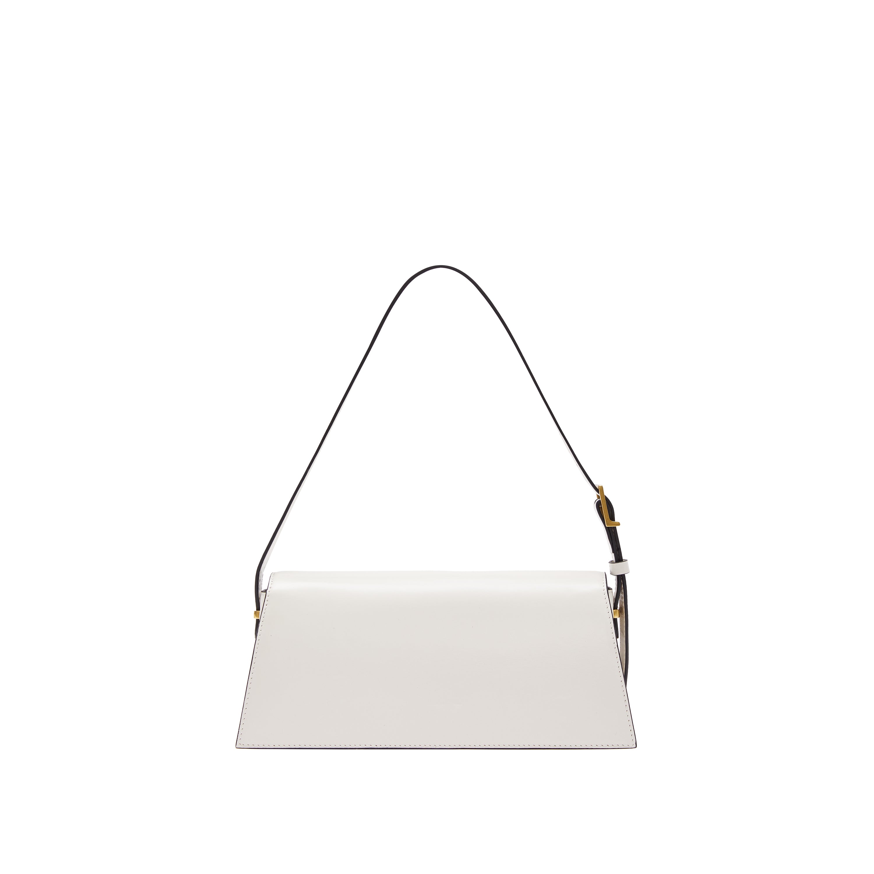 White Envelope Leather Shoulder Bags