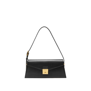 Black Envelope Leather Shoulder Bags