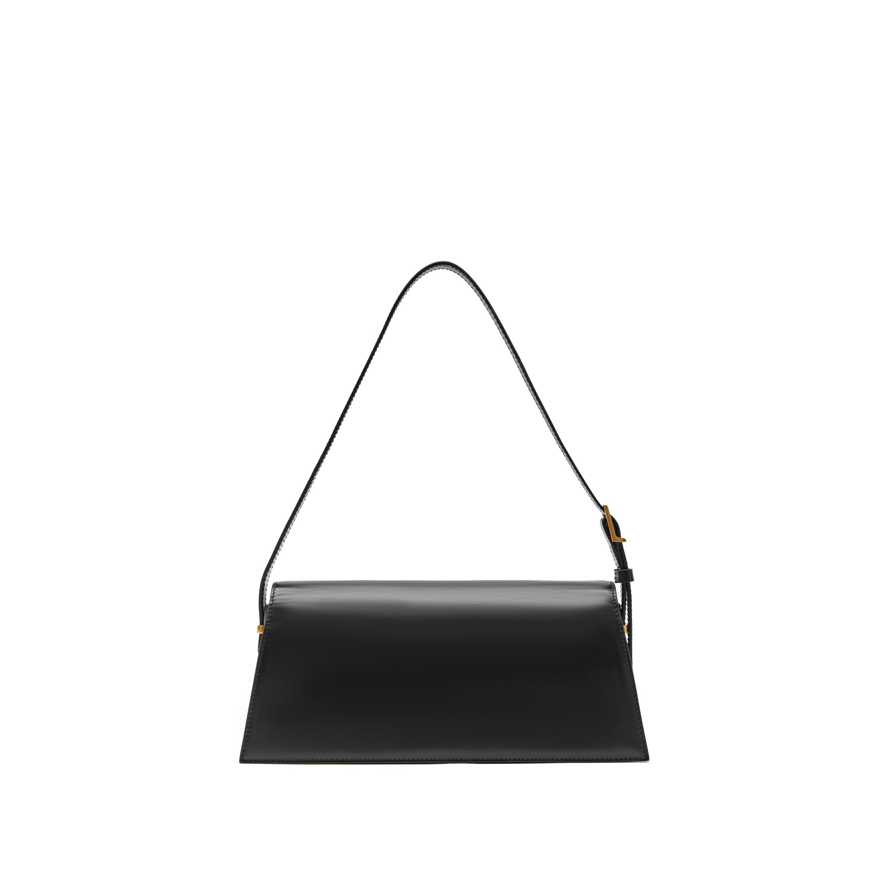 Black Envelope Leather Shoulder Bags