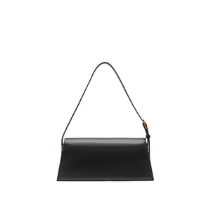 Black Envelope Leather Shoulder Bags