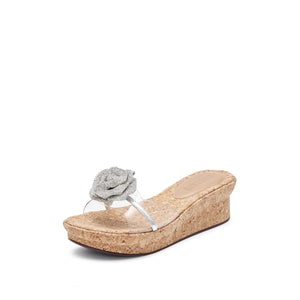 ST Crystal Rose Wedge Corks