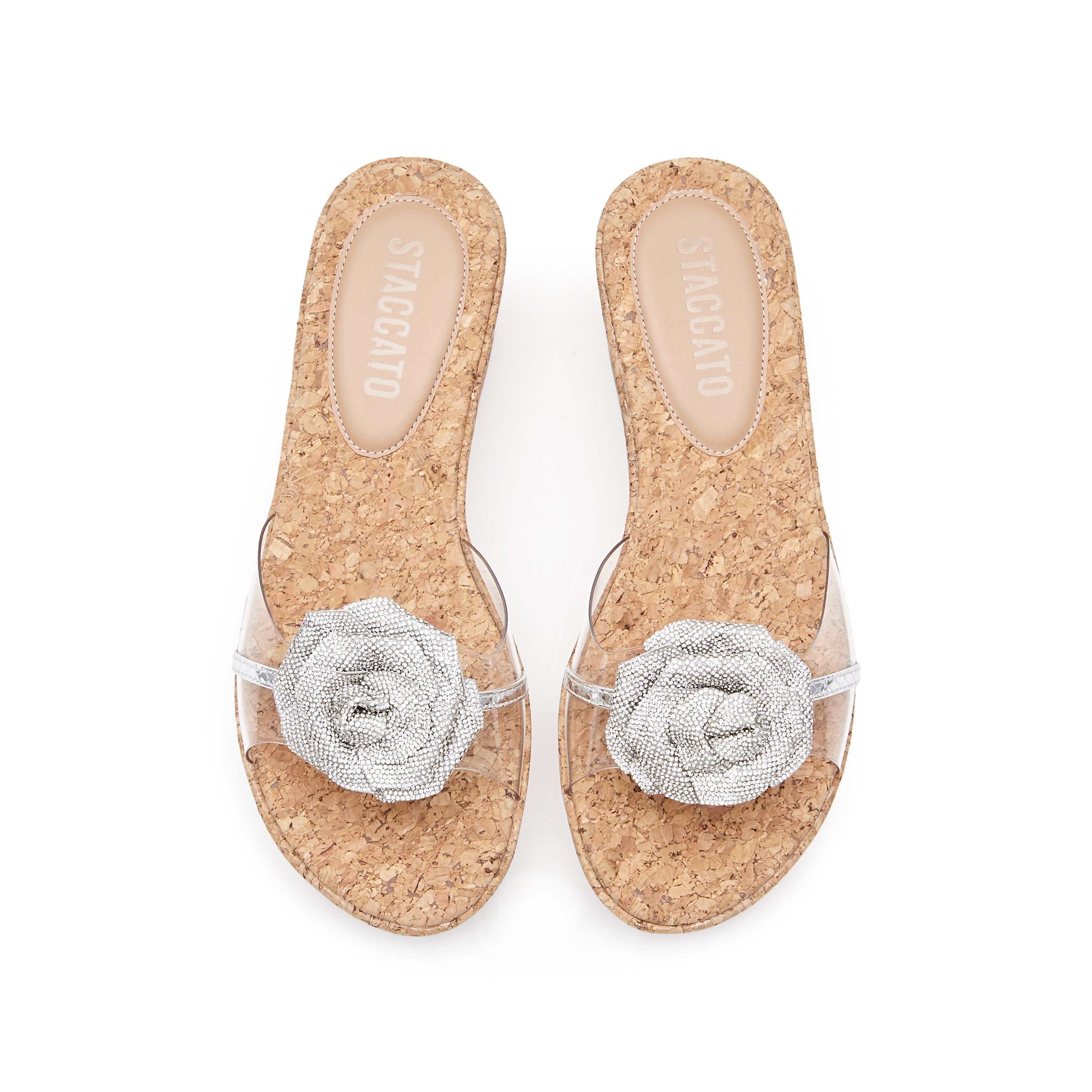 ST Crystal Rose Wedge Corks