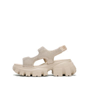 Rose Gold Crystal-embellished Sporty Sandals
