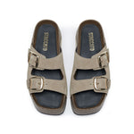 Load image into Gallery viewer, Saddle Double strap Suede Sandals
