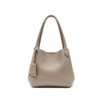 Load image into Gallery viewer, Taupe Leather Bucket Handbags
