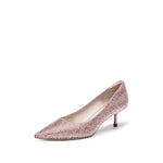 Load image into Gallery viewer, Pastel Crystal Covered Pointy Pumps
