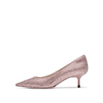 Load image into Gallery viewer, Pastel Crystal Covered Pointy Pumps
