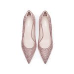 Load image into Gallery viewer, Pastel Crystal Covered Pointy Pumps
