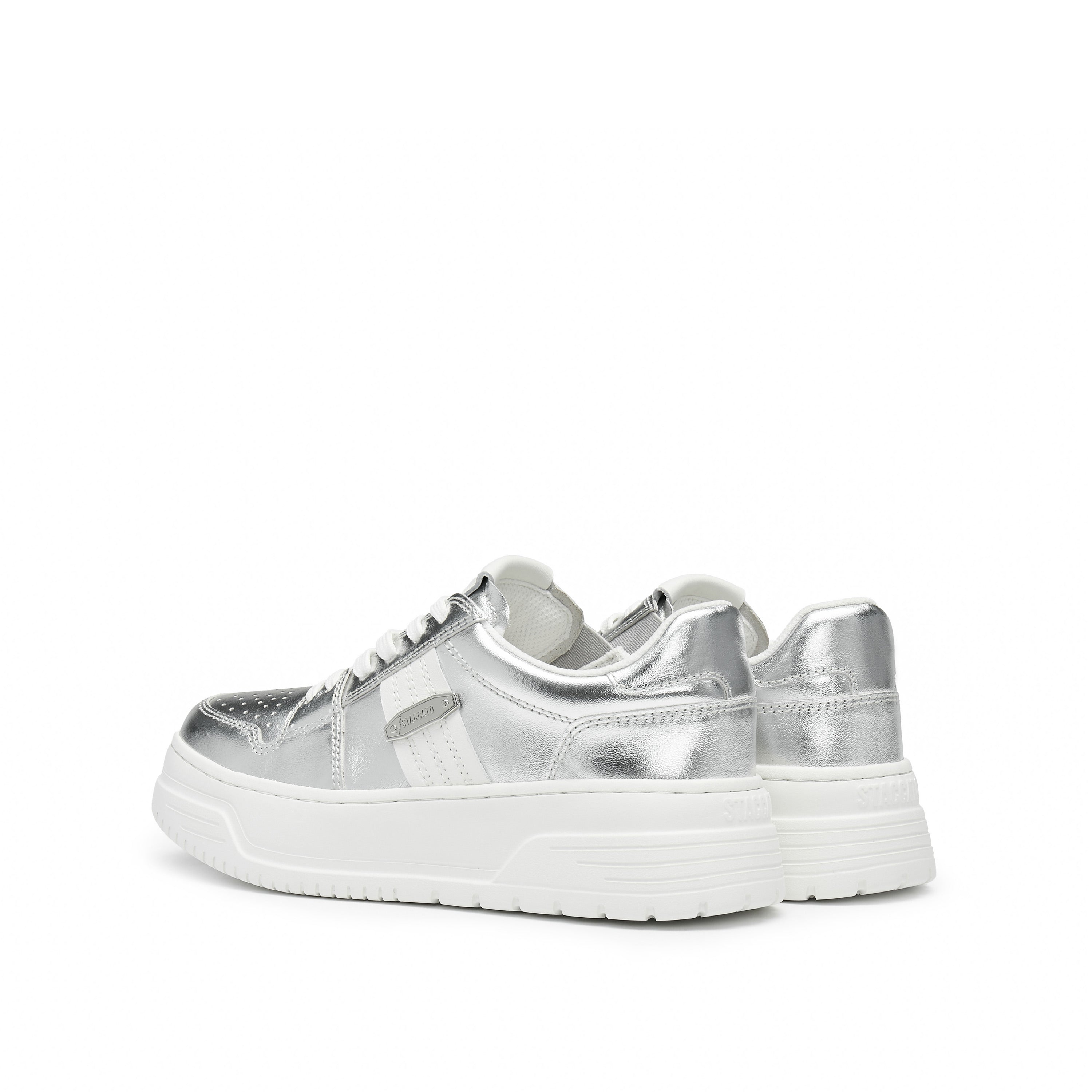 Silver handicraft Embellishment Platform Sneakers