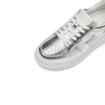 Load image into Gallery viewer, Silver handicraft Embellishment Platform Sneakers
