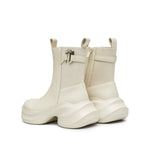 Load image into Gallery viewer, ST X Heliot Emil Beige Platform Leather Charles Boots
