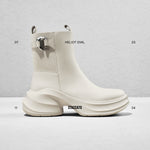 Load image into Gallery viewer, ST X Heliot Emil Beige Platform Leather Charles Boots
