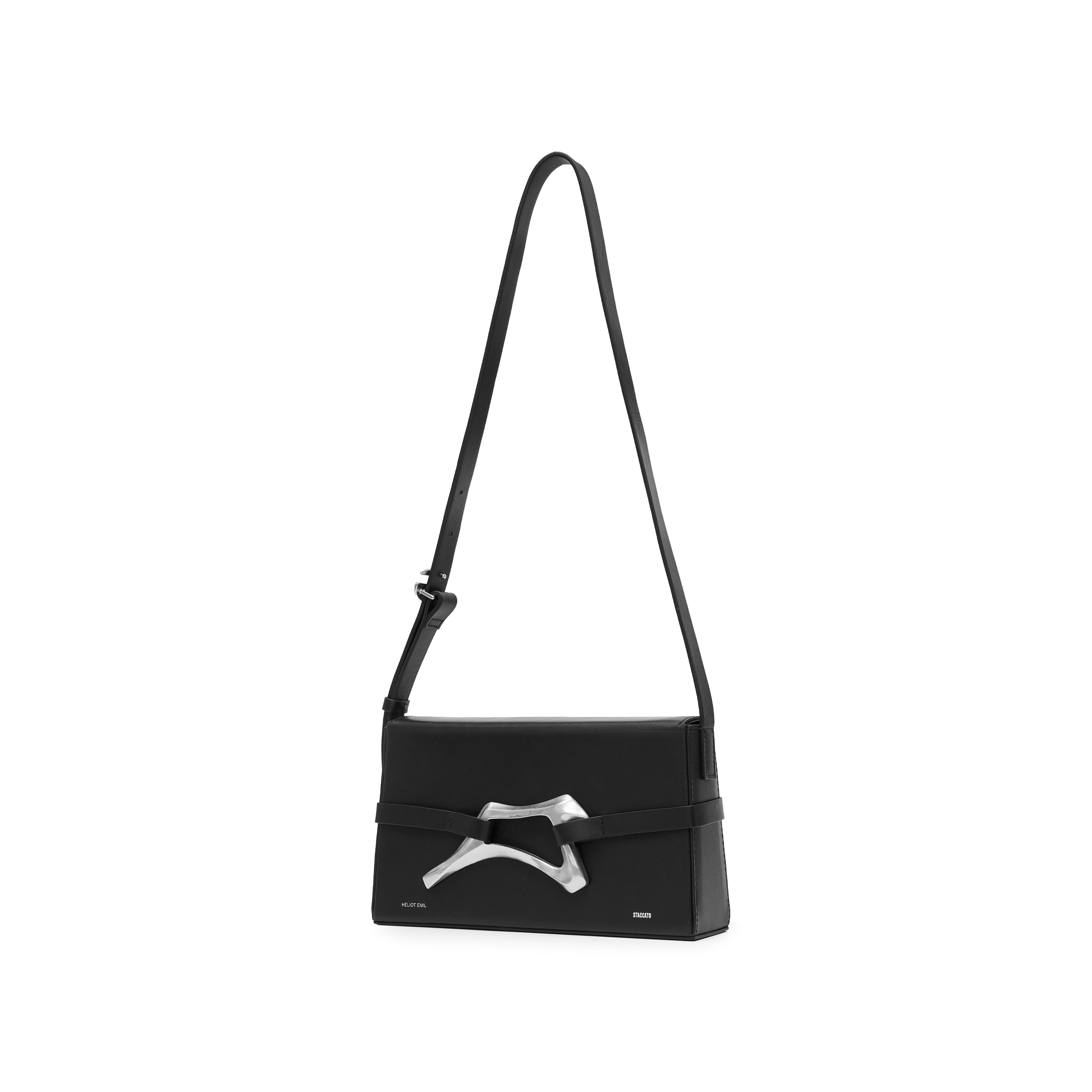 ST X Heliot Emil Boxy Leather Crossbody bag