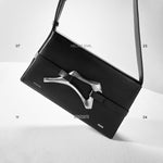 Load image into Gallery viewer, ST X Heliot Emil Boxy Leather Crossbody bag
