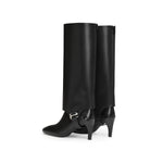 Load image into Gallery viewer, ST X Heliot Emil Removable Leather High Knee Heeled Boots
