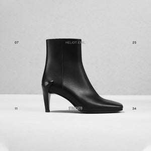 ST X Heliot Emil Removable Leather High Knee Heeled Boots