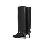 Load image into Gallery viewer, ST X Heliot Emil Removable Knitted High Knee Heeled Boots
