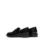 Load image into Gallery viewer, Black Leather Penny Loafers
