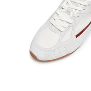 Begie Red Patch Lace Up Runner
