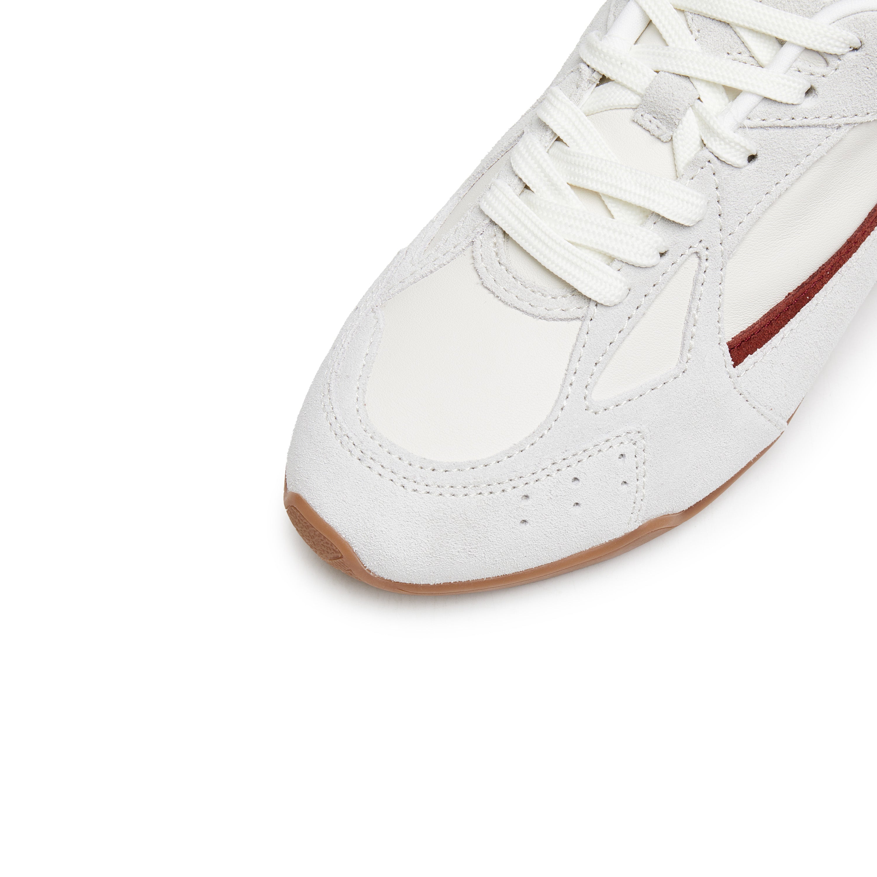 Begie Red Patch Lace Up Runner