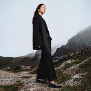 Black Signature Charms Leather Loafers