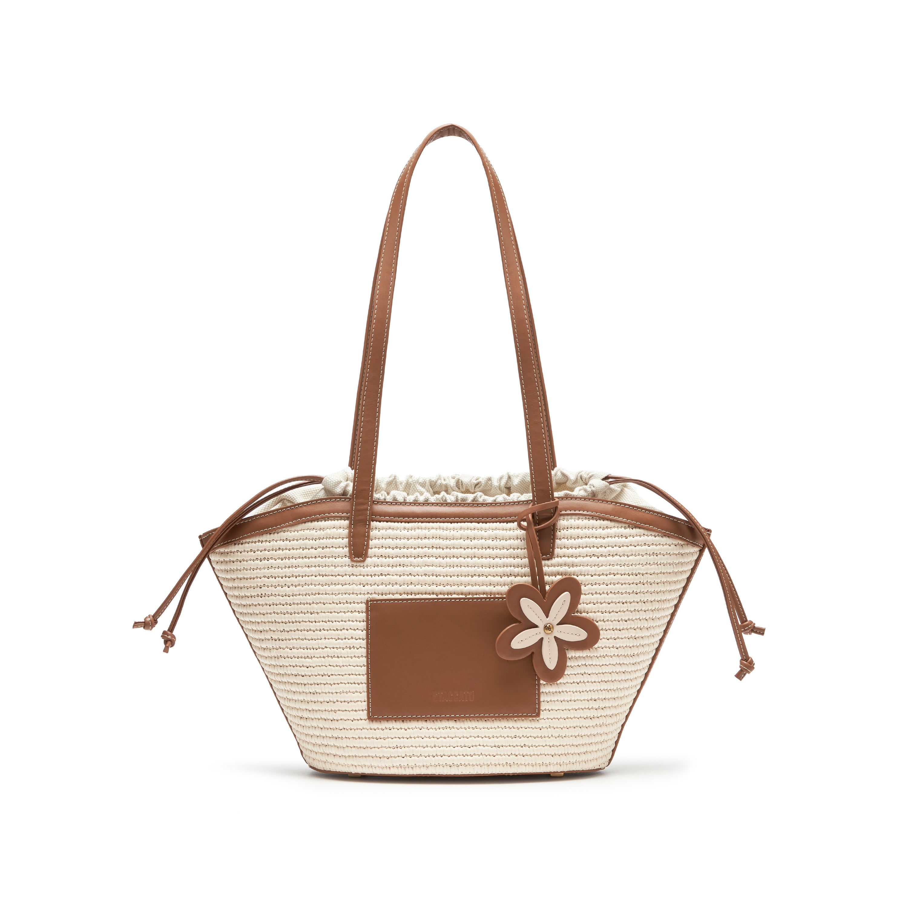 Camel Weave Basket Bags