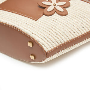 Camel Weave Basket Bags