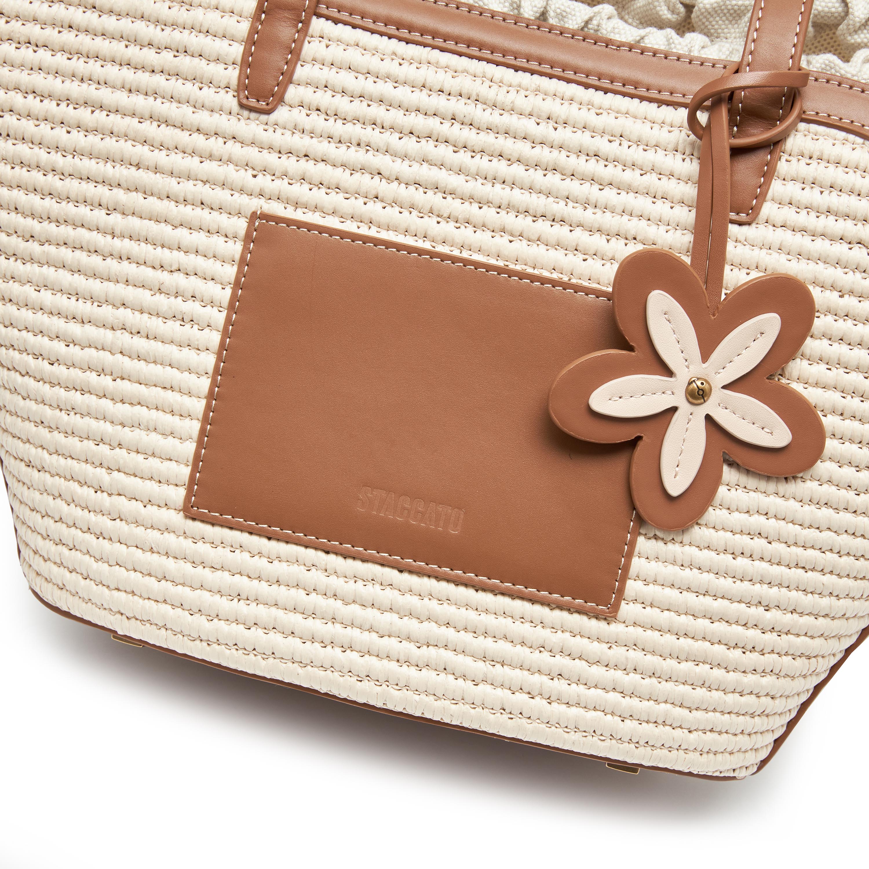 Camel Weave Basket Bags