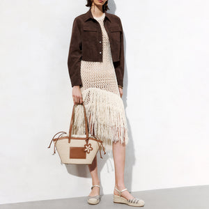 Camel Weave Basket Bags