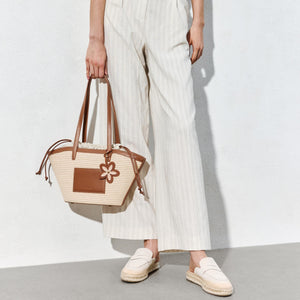 Camel Weave Basket Bags