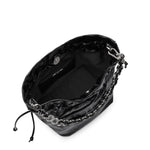 Load image into Gallery viewer, Lucky Black Waxy Leather Bucket Bag
