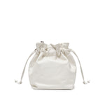 Load image into Gallery viewer, Lucky White Waxy Leather Bucket Bag
