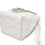 Load image into Gallery viewer, Lucky White Waxy Leather Bucket Bag
