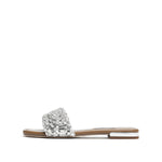 Load image into Gallery viewer, Crystal-Woven Strap Slides
