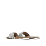 Load image into Gallery viewer, Crystal-Woven Strap Slides
