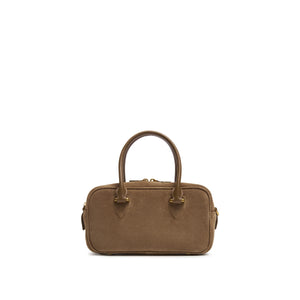 Olive Green Suede Beau bag