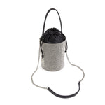 Load image into Gallery viewer, Crystal Tassel Top Handle Bucket Bag
