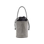 Load image into Gallery viewer, Crystal Tassel Top Handle Bucket Bag
