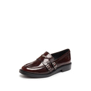 Brown Brushed ST Monk Strap Loafers