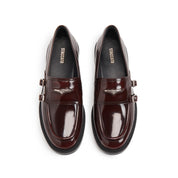 Brown Brushed ST Monk Strap Loafers