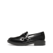 Black Brushed ST Monk Strap Loafers