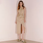 Load image into Gallery viewer, Beige Cracked Leather Mary Jane Sneakers
