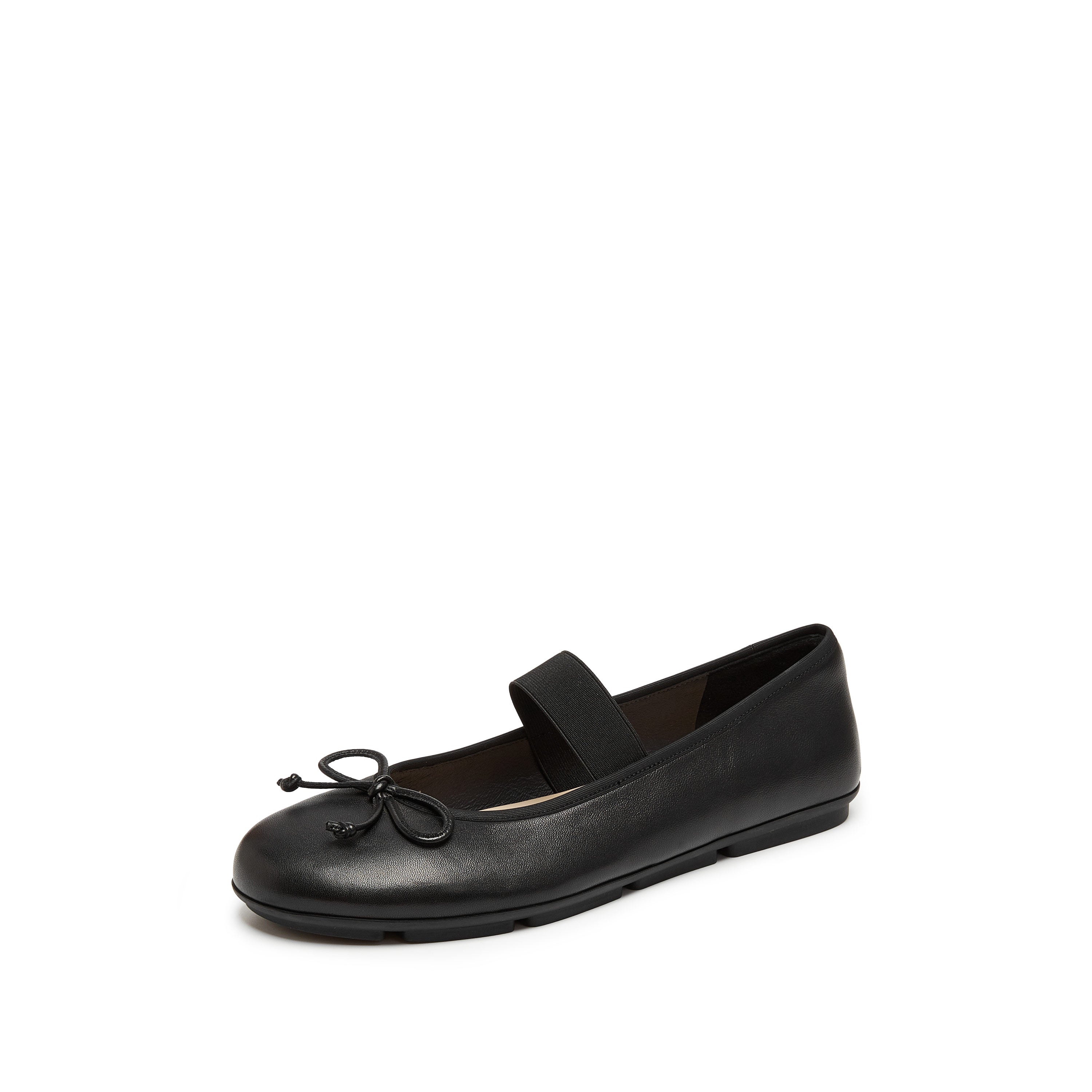 Black Bow Mary Jane Ballerina Flats