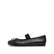 Black Bow Mary Jane Ballerina Flats