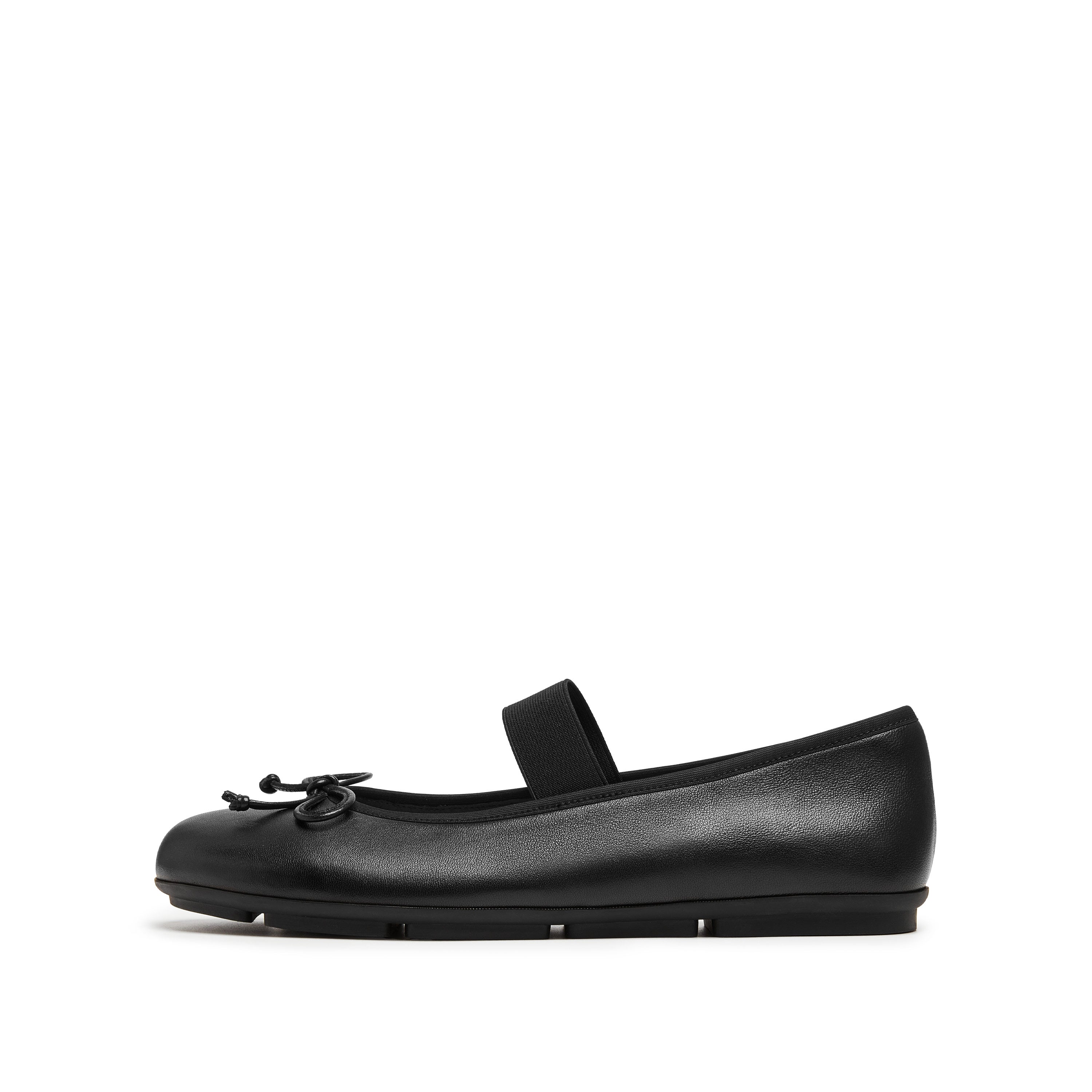 Black Bow Mary Jane Ballerina Flats